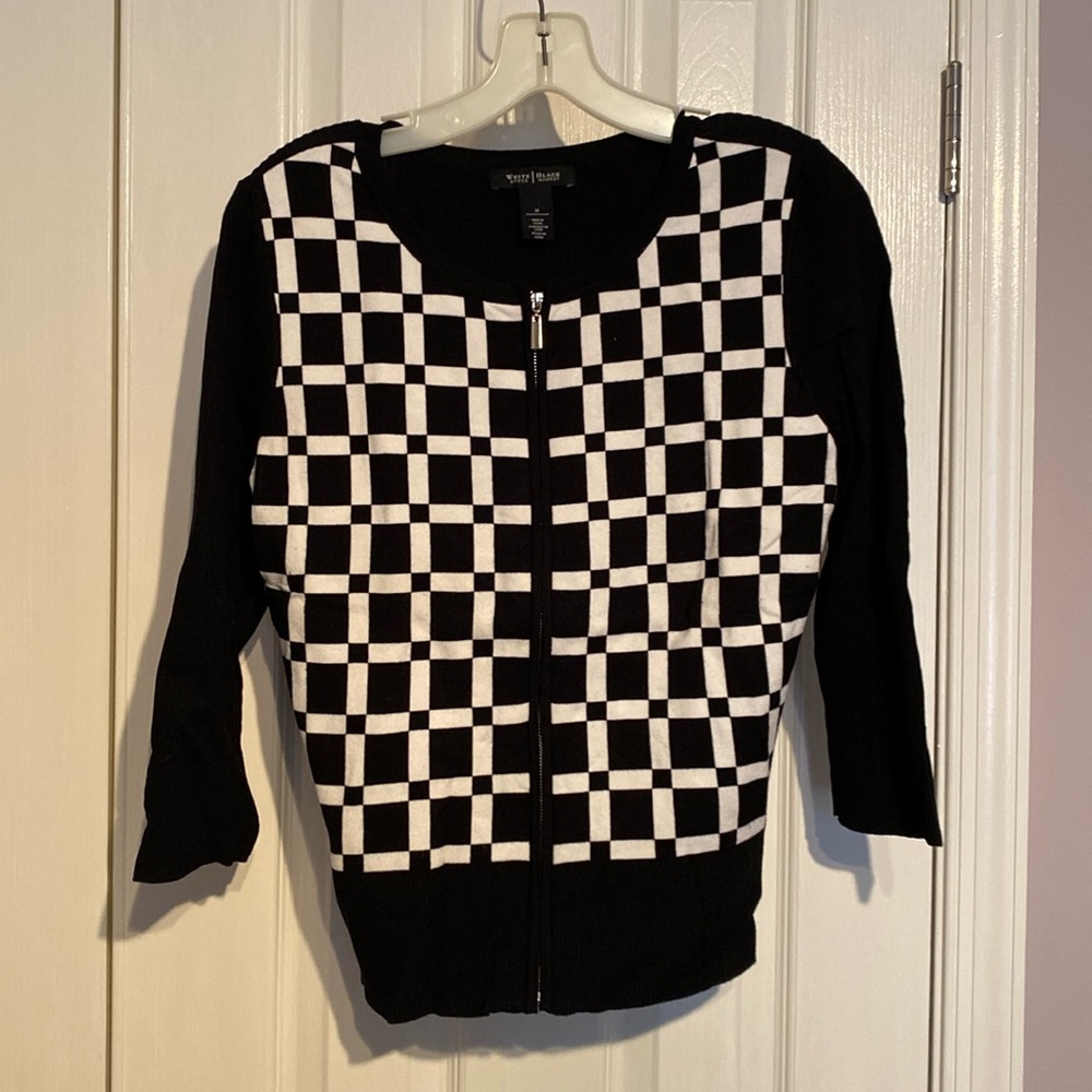 WHBM sweater zip